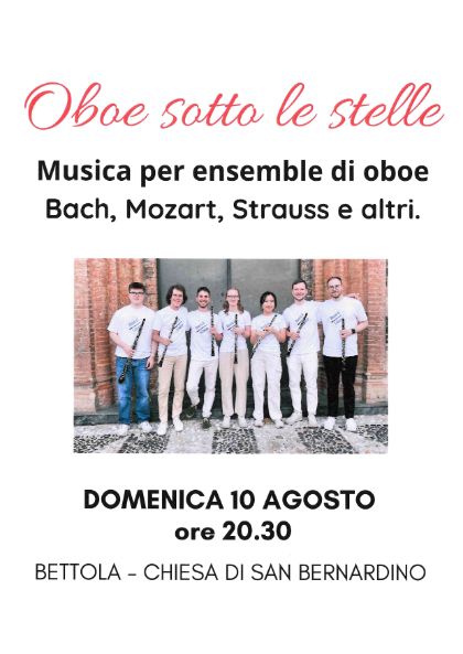 OBOE SOTTO LE STELLE OBOE SOTTO LE STELLE