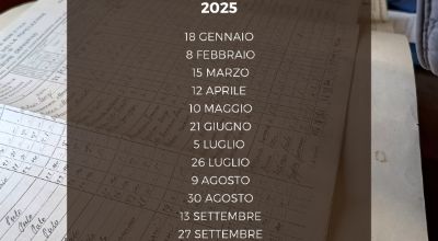 calendario apertura archivio storico 2025